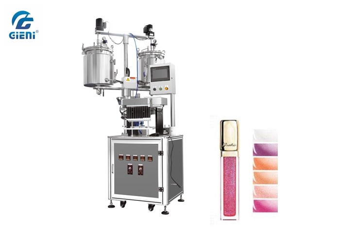Lipgloss-Füllmaschine der Wimperntuschen-SUS304 kosmetische mit doppelten Behältern