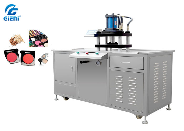 Bilden Sie die Pulver-Presse-Maschine für Lidschatten/Rouge/Pulver-Kuchen, völlig hydraulisch