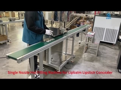 Einfach mit einer Düse gefüllte Warmfüllmaschine für Lippenbalsam-Lippenstift-Concealer