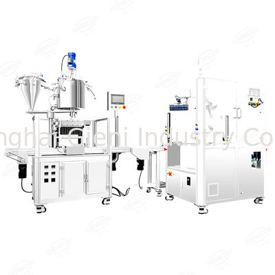 ABB Robot Vollautomatische Lipgloss Mascara Filling Capping Machine Produktionslinie