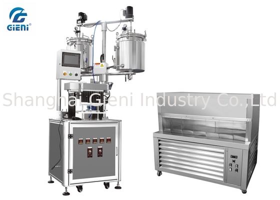 12 Düsen-Lippenbalsam-Füllmaschine mit doppelter Kompressor-einfrierender Plattform