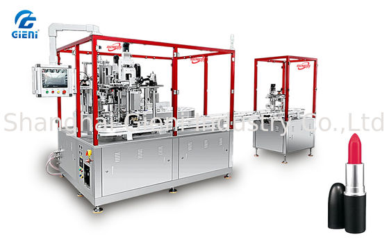 Silikon Lippenstiftfüllmaschine für 1300 Stück pro Stunde mit Euro Standard Aluminium Profil Spalte