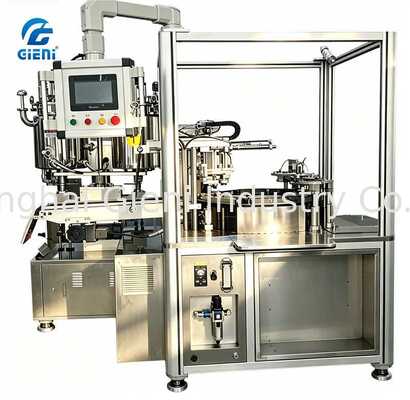 Rotationsfüllmaschine mit Mehrfarbenfähigkeit, Hochgeschwindigkeitsstabilität und hygienischem Design für Luftkissen-CC-Creme
