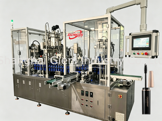 JQH-02 Hochgeschwindigkeits-Lipgloss-Füllmaschine mit 80 PCS/MIN-Ausgabe und Rotationsverschlusssystem