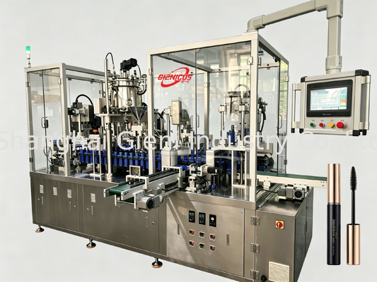 JQH-02 Hochgeschwindigkeits-automatische Lipgloss-Füllmaschine PCS/MIN Servo-Kolben-Füllmaschine Kosmetikverpackungslinie
