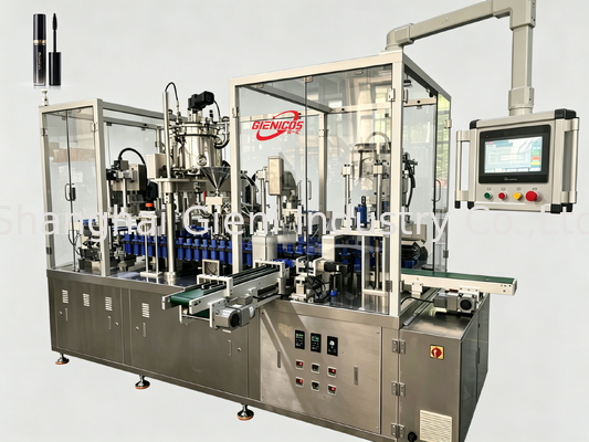 JQH-02 Hochgeschwindigkeits-Lipgloss-Füllmaschine 80 PCS/MIN mit SUS304 Konstruktion und Servo-Kolben-Füllmaschine