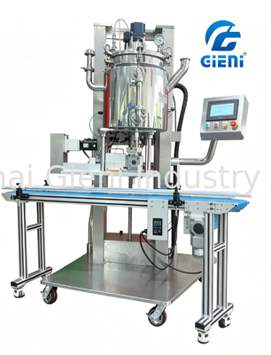 Servo-getriebene Präzisions-Wärmefüllmaschine mit Tankheben und Vakuumfunktion für kosmetische Füllung