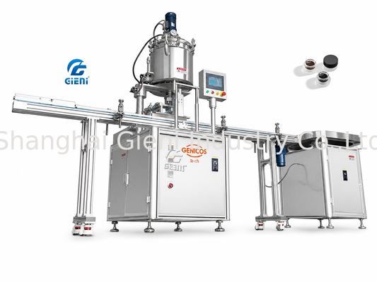 EGR-6H-HF 6-Nozzle Automatic Servo Drive Hot Filling Machine for 23ml Lip Balm Tubes 80 Tubes/Min Touch Screen PLC