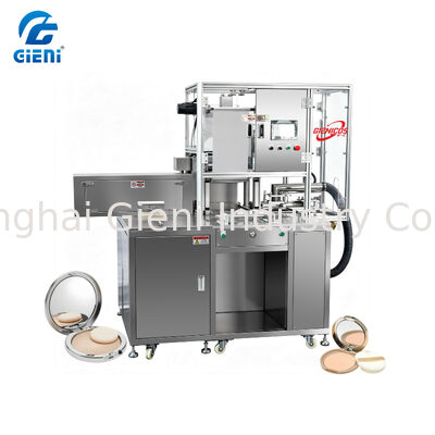 C-16 SS304 Stainless Steel Cosmetic Powder Press Machine with 10 Tons Maximum Pressure and 2-3 Molds per Minute Output