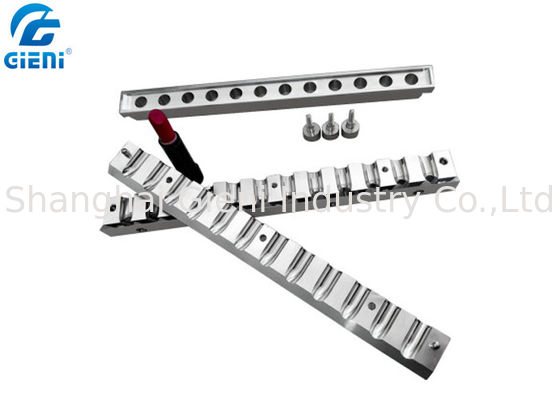 Handbuch drei Stücke Lippenstift-Kugel-Form-lochende Aluminiumform-für Kosmetik