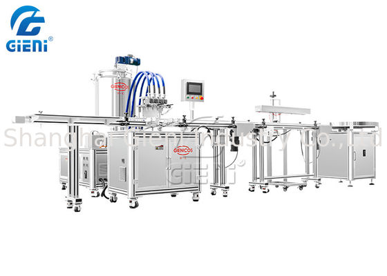 3 Schichten 50ml-Lippenbalsam-Stock-kosmetische Füllmaschine-mit 4 Düsen