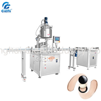 Creme-kosmetische Füllmaschine des Lidschatten-14ml mit einer Düse