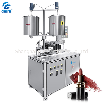 Ein guter Preis. 12 Doppelt-Heizungs-Behälter der Düsen-Aluminiummetallform-Lippenstift-Füllmaschine-20L Online