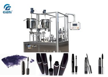 Ein guter Preis. materielle Wimperntuschen-Füllmaschine-Heizungs-Funktion des Behälter-15L mit der Kapazität 24~30pcs/Min Online