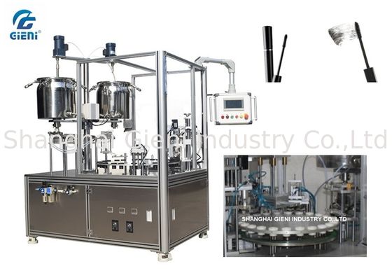 Drehart Wimperntuschen-Füllmaschine-Edelstahl mit der Bürste, die Gerät einfügt