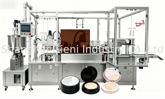 Hochgeschwindigkeit 48PCS/Min NBR Sponge Cushion Füllmaschine mit visueller Inspektion und vier Düsen Servo Füllmaschine