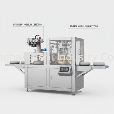 Intelligente Druckdetektions-Kissenfüllmaschine mit Umkehrring-Drucksystem für die Hochgeschwindigkeitsproduktion 48PCS/Min