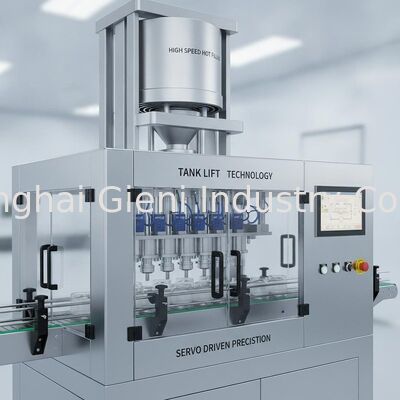 Hochgeschwindigkeits-Wärmefüllmaschine mit Tankhebe-Technologie und servodriven Präzision für Kosmetika