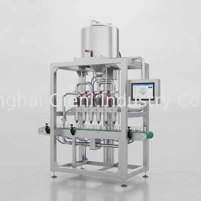 Warmfüllmaschine mit Tankhebe-Technologie, Vollwärme und servo-getriebenem Kolben für Kosmetikprodukte