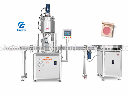EGR-4H-HF9 4-Nozzle Automatic Servo Drive Hot Filling Machine for 9ml Lipstick Tubes 80 Tubes/Min Touch Screen PLC