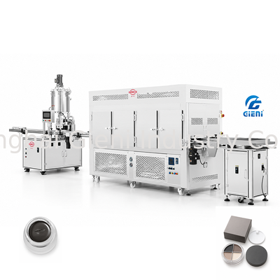 JYF Einzeldüsen-Füllproduktionslinie Doppelschicht-Heizbehälter 380V für Mascara