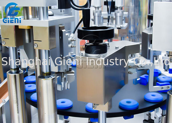 20L Drehwimperntuschen-füllende mit einer Kappe bedeckende Maschine des Behälter-14ml