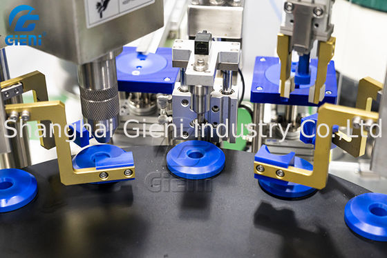 Kosmetische Füllmaschine 50Pcs/Min Rotary Type des Lipgloss-7KW
