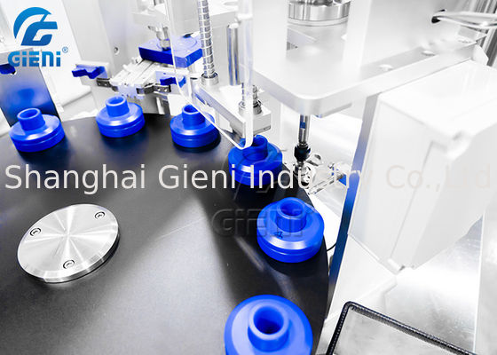 Halb automatische Drehfüllung und mit einer Kappe bedeckende Maschine für Wimperntusche oder Lipgloss