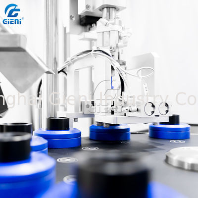 Pneumatische kosmetische halbautomatische Wimperntuschen-mit einer Kappe bedeckende Maschine der Füllmaschine-10ML