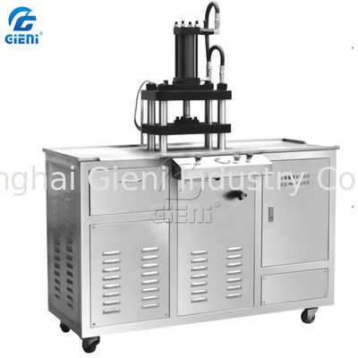 Kosmetisches Lidschatten-Pulver, das zusammenpressende Maschine drückt