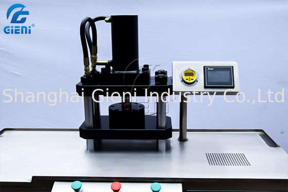 Kosmetisches Lidschatten-Pulver, das zusammenpressende Maschine drückt