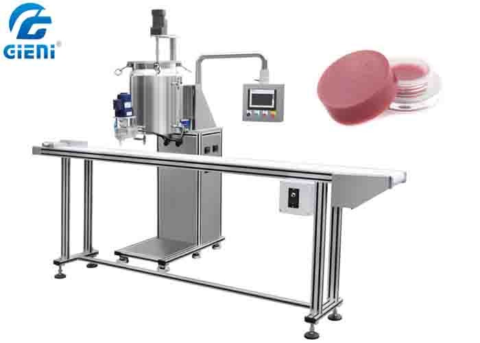Halb- Selbstzahnradpumpe-Lipgloss-Füllmaschine für Viskositäts-Materialien