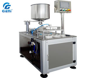 Doppeltes färbt cm-Sahnefüllmaschine, 4Nozzle Luftpolster-Füller