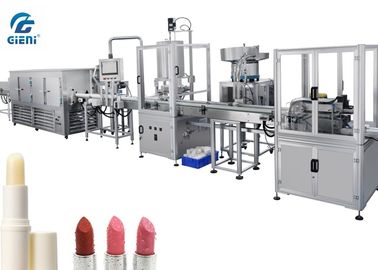Ein guter Preis. Volle automatische Lippenbalsam-Füllmaschine mit kühlendem Tunnel Online