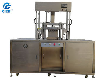 Ein guter Preis. Völlig hydraulische kosmetische Pulver-Presse-Maschine für Grundlagen-Kuchen, 6 Hohlräume pro Form, Selbstpulverfütterung Online