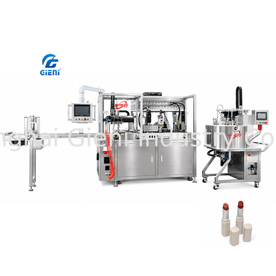 GLU-900 Lippenstiftfüllmaschinen-Formvorwärmungs-Umschmelzsystem Integration Leister Heißluft 30L Tank Ausrüstung