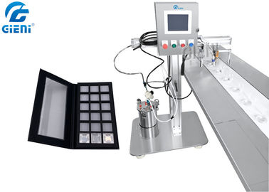 Ein guter Preis. Cosmetic Eyeshadow Power Case Gluing Machine With Touch Screen 0.75KW Power Online