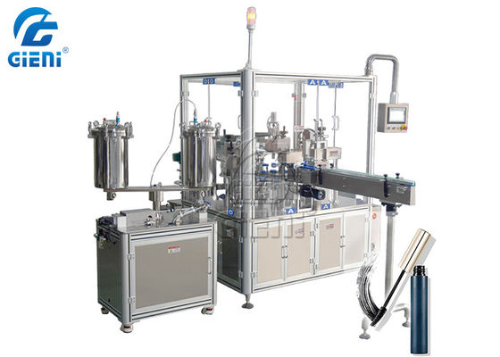 Ein guter Preis. 20L Drehwimperntuschen-füllende mit einer Kappe bedeckende Maschine des Behälter-14ml Online