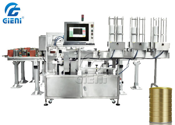 Kappen-ladende Milchpulver-Etikettiermaschine 1.5Kw 0.6MPa
