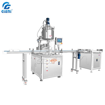 Ein guter Preis. Abdeckcreme-kosmetische Füllmaschine 45pcs/Min 100ml mit dem Düsen-Anheben Online