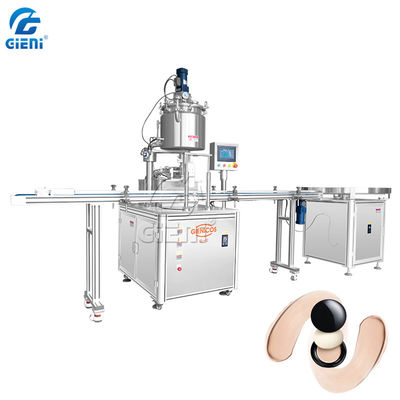 Creme-kosmetische Füllmaschine des Lidschatten-14ml mit einer Düse